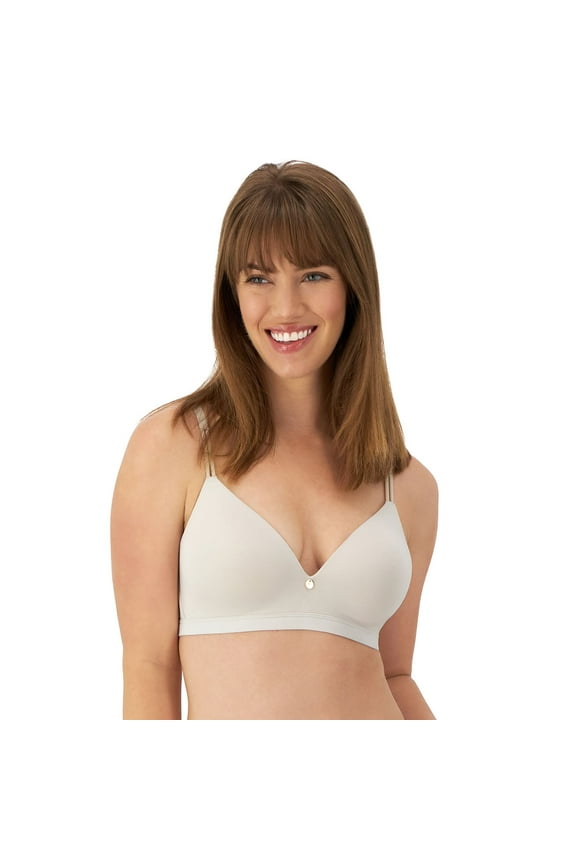 Maidenform Everyday Luxe Wireless T-Shirt Bra Beige Bisque 34A Women's