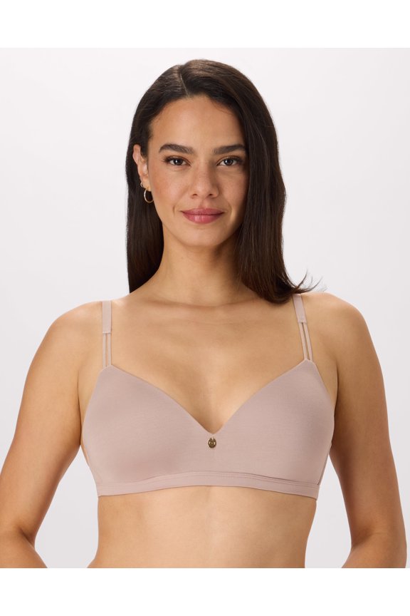 Everyday Luxe Wireless T-Shirt Bra Evening Blush 38B Women's