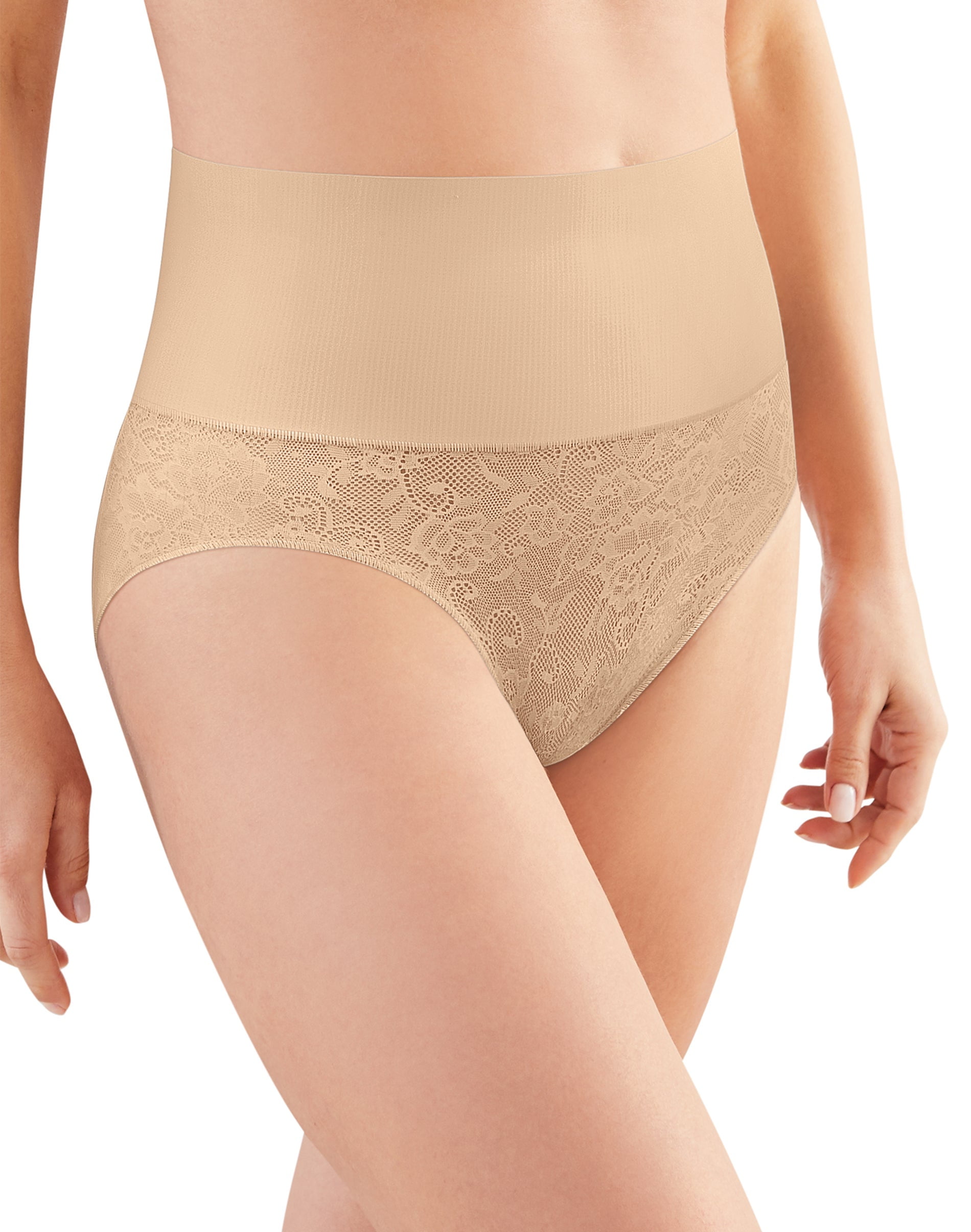 Maidenform Firm-Control Shaping Brief Nude 1/Transparent 2XL Women's