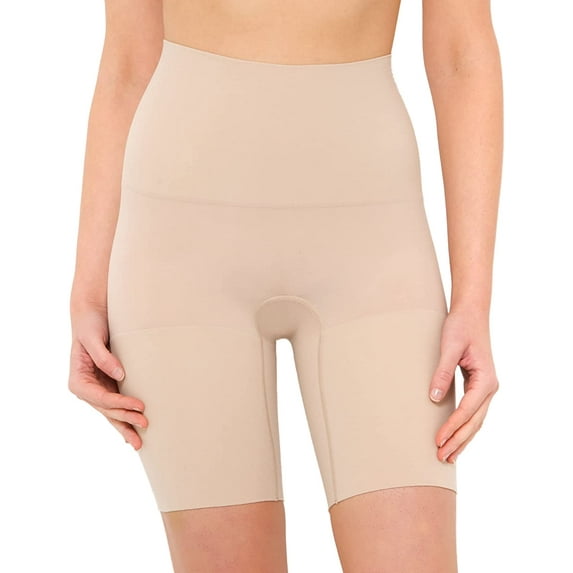 Maidenform Flexees Firm Control Seamless Thighslimmer (3X-Large, Paris Nude)