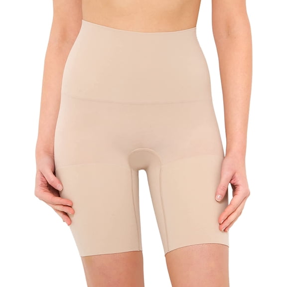 Maidenform Flexees Firm Control Seamless Thighslimmer (3X-Large, Paris Nude)
