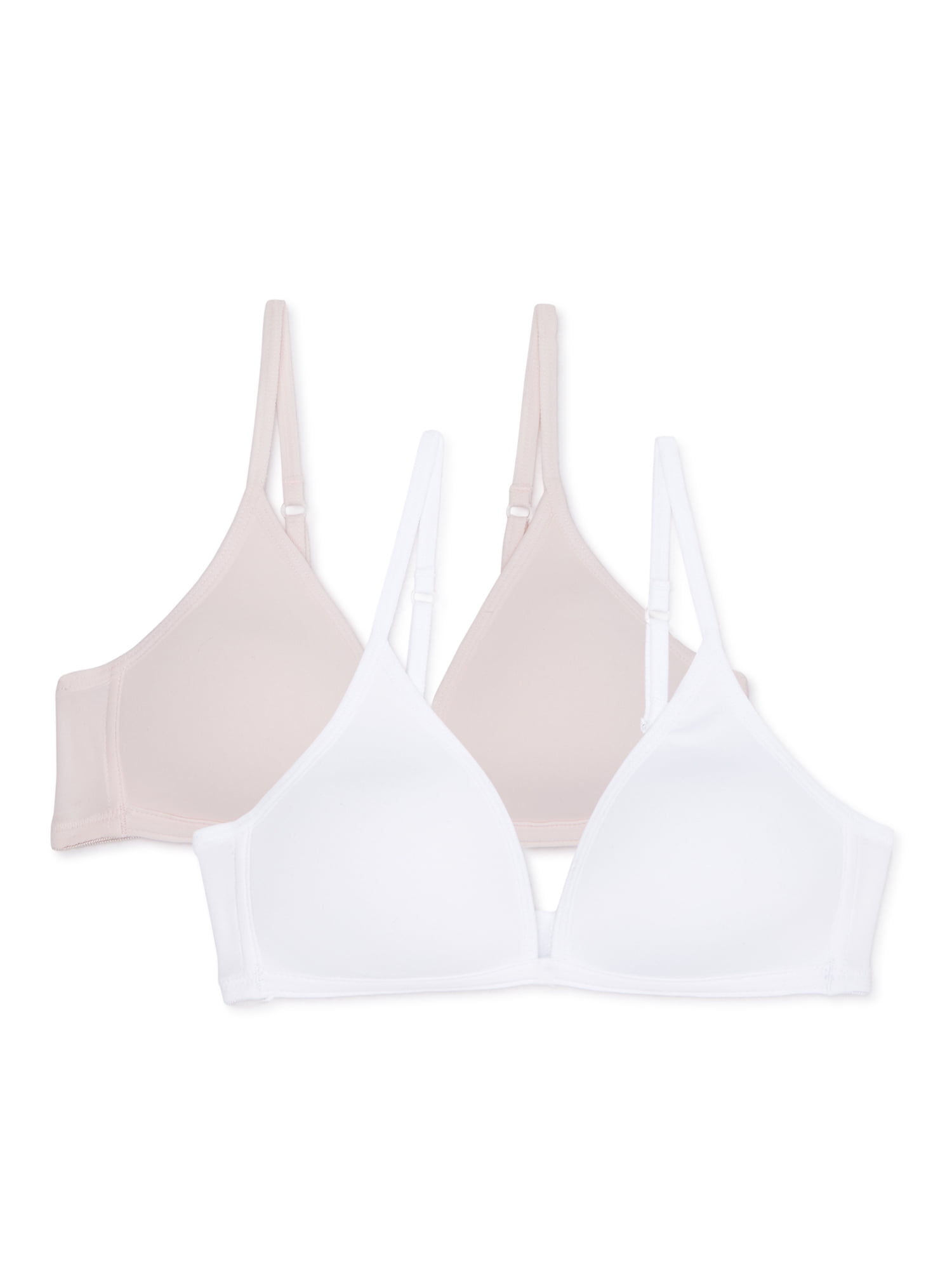 Maidenform Big Girls' Underwire Training Bra (Pack of 2), Nude/White, 32A,  price tracker / tracking,  price history charts,  price  watches,  price drop alerts
