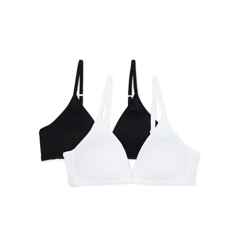 Maidenform Girls Molded Wireless Bras, 2-Pack, Sizes 30A-36A