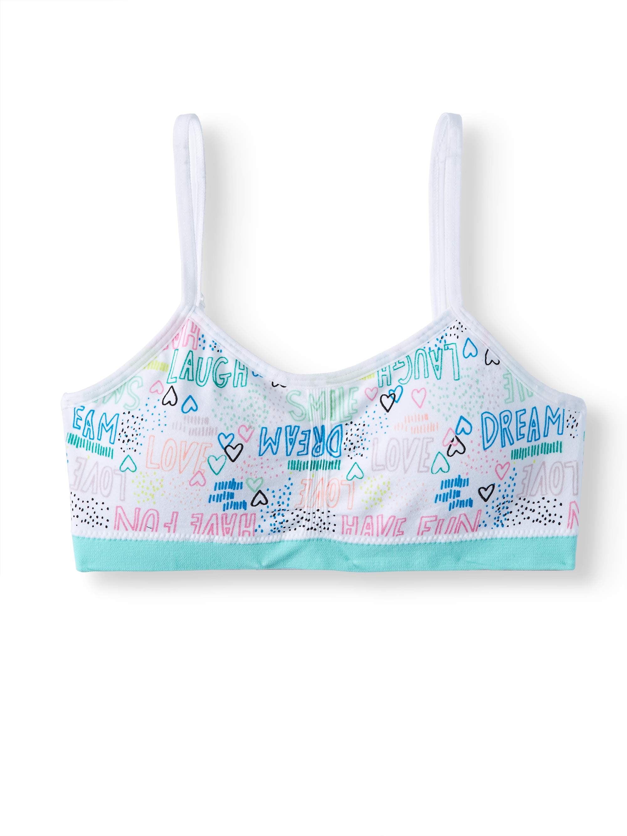 Maidenform Girls Seamless Ruched Crop Bra, (Little Girls & Big Girls) - Walmart.com