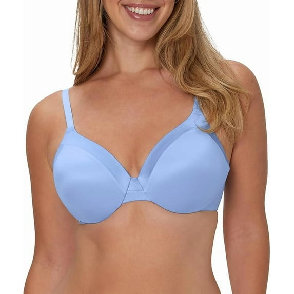 Maidenform Women's Underwire, Comfort Devotion Full-Coverage T-Shirt, Convertible Bra, High As The Sky Blue