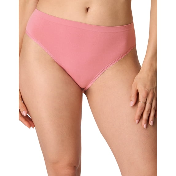 Maidenform High-Cut Brief Terracotta Pink S Women's