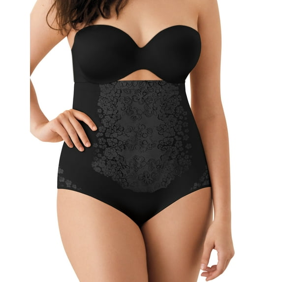 Maidenform BLACK Fit Sense Firm Control High-Waist Brief, US XLarge