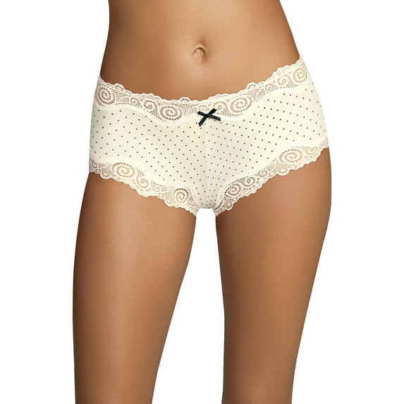 Maidenform Hipster Scalloped Lace Trim Cheeky Stretch Low Rise Womens Underwear 40837