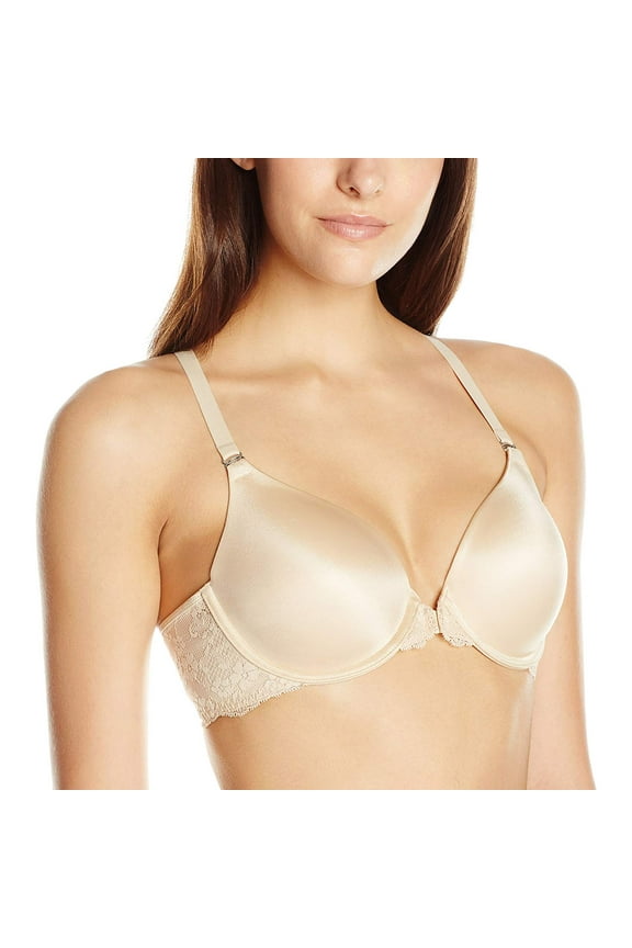LATTE LIFT One Fab Fit Lace T-Back Bra, US 34B NWOT