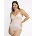 thumbnail image 1 of Maidenform Lace Tummy Control Shapewear Bodysuit Sandshell 2XL Women's, 1 of 3