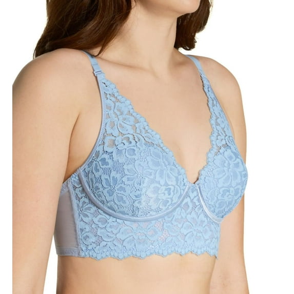 Women's Maidenform DM1188 Casual Comfort Wireless Lined Convertible Bralette (Blue Flight 36D)