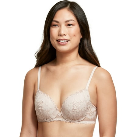 Maidenform Lace Push Up Underwire Bra Sandshell 40D Women's