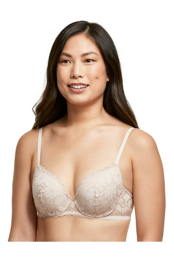 Lace Push Up Underwire Bra Sandshell 40D Women's