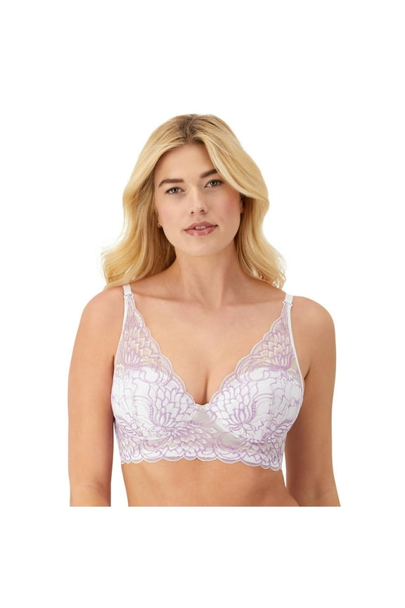 ® Lightly Lined Convertible Lace Bralette DM1188 Color: Mystical Lilac Size: 36 B