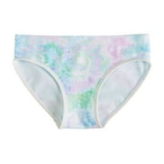 Maidenform Little Big Girls Tie Dye Hipster Underwear Lt/Pasblue S
