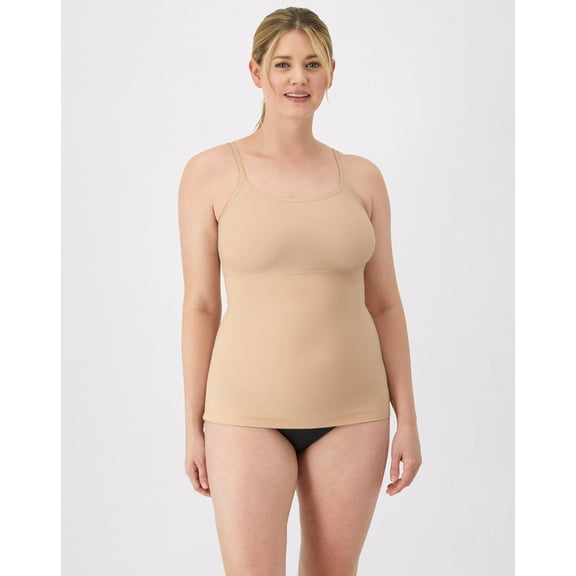 Maidenform Long Tank Shapewear Dressing Fat Free Adjustable Straps Smoothing