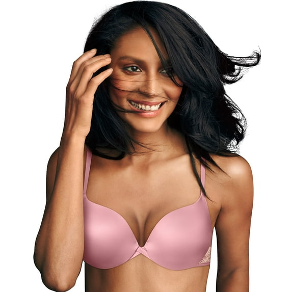 Maidenform Love the Lift Push Up & In Demi Bra Guava Pink w/Shell Shimmer 36D Women's