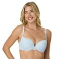 thumbnail image 1 of Maidenform® Love the Lift® Push Up & In Underwire Bra DM9900 Color: Blue With Silver Size: 36 D, 1 of 4
