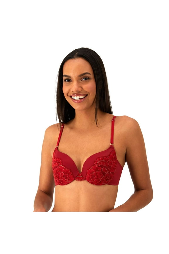 ® Love the Lift® Push Up & In Underwire Bra DM9900 Color: Red Rose Gold Size: 38 B