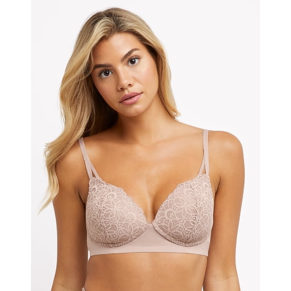 Maidenform M Soft Support Wireless Bralette Evening Blush L/DD Women's