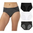 thumbnail image 1 of Maidenform M Stretch Microfiber Lace Trim Bikini, 3 Pack, 1 of 14