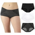 thumbnail image 1 of Maidenform M Stretch Microfiber Lace Trim Boyshort, 3 Pack, 1 of 14