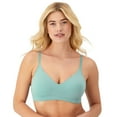 thumbnail image 1 of Maidenform® M Wireless Stretch Rib Bralette DM2303 Color: Cornflower Blue Size: LARGE, 1 of 4