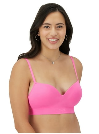 Maidenform Pure Comfort Lace Bra, Push-Up Wireless Demi Bra with Shaping  Frame, Convertible Bra for Everyday Comfort, Sheer Pale Pink, XX-Large at   Women's Clothing store
