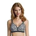 thumbnail image 1 of Maidenform-Maidenform Sport Secure Zip Front Underwire Racerback-Black & White Rhythm Print-36C, 1 of 2