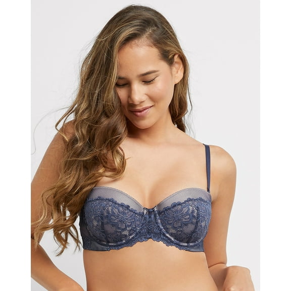 Maidenform Multiway Push-Up Strapless Bra Womens Balconette Underwire SE1102