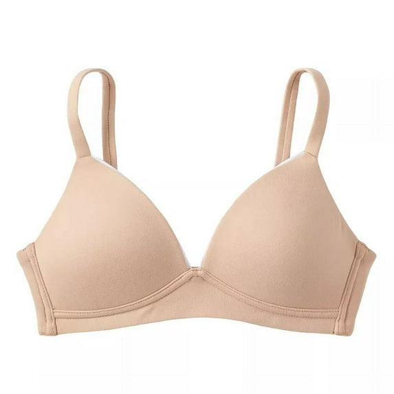 Maidenform NUDE Girls' Comfort Devotion Wireless Contour Bra, US 34A NWOT