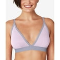 thumbnail image 1 of Maidenform Naturally Soft Triangle Bralette Dmsstb, Urban Lilac/Silver Blue XL, 1 of 1