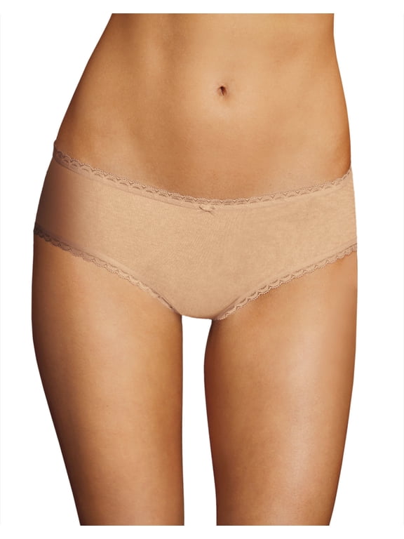 Maidenform One Fab Fit Cotton Stretch Hipster Latte Lift 9 Women's