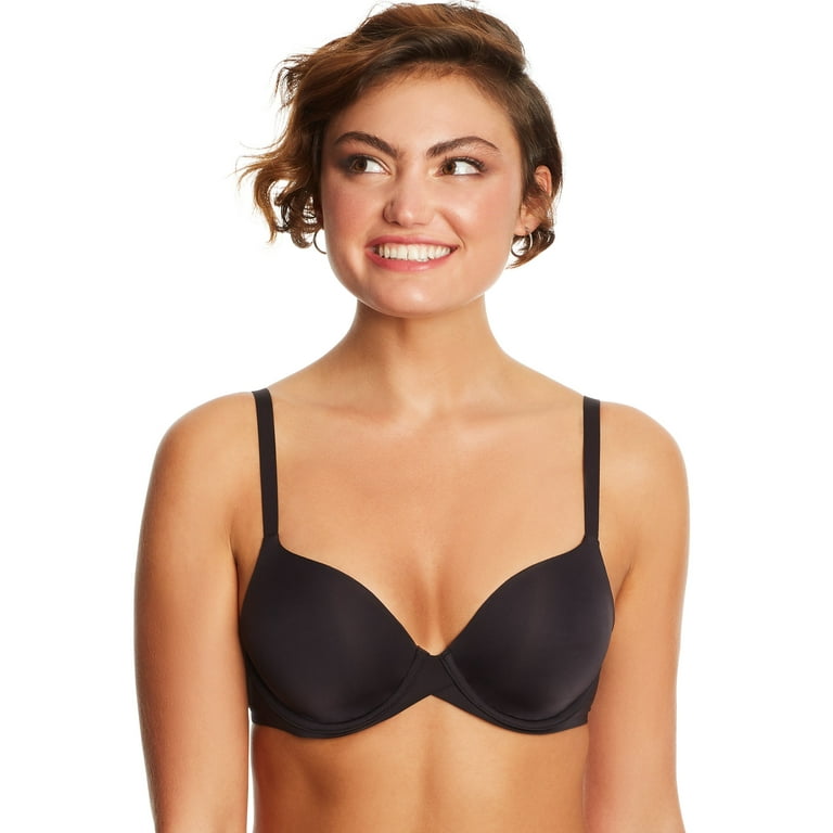 Maidenform womens Microfiber minimizer bras, Black, 36D US at   Women's Clothing store: Bras