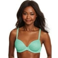 thumbnail image 1 of Maidenform One Fab Fit Everyday Modern Demi Underwire Bra Tidal Foam Green w/Barely Blue 34D Women's, 1 of 4