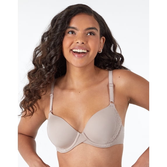 Maidenform One Fab Fit Everyday Modern Demi Underwire Bra Womens Convertible DM7543