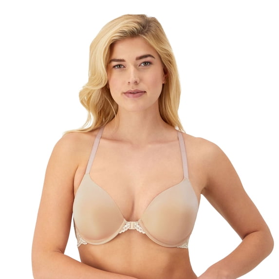 Maidenform® One Fab Fit® Full Coverage Lace Racerback Bra 07112 Color: Almond Pearl Size: 34 C