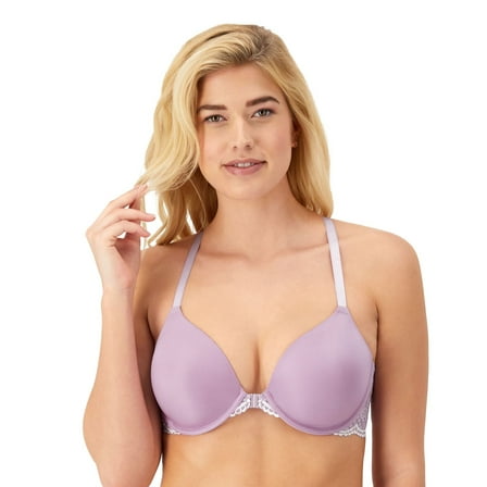 Maidenform® One Fab Fit® Full Coverage Lace Racerback Bra 07112 Color: Sojourn Lilac Size: 36 C