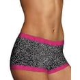 thumbnail image 1 of Maidenform One Fab Fit Microfiber Boyshort Underwear With Lace Strawberry Dot 7, 1 of 2