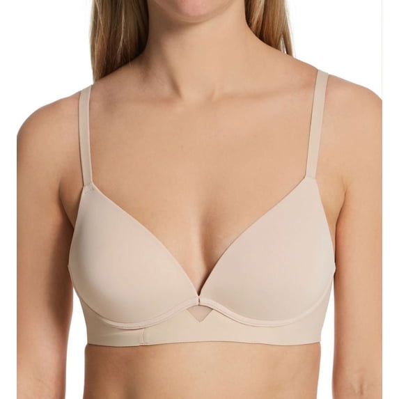 Women's Maidenform DM2301 One Fabulous Fit 2.0 Wireless Bra (Almond 34C)