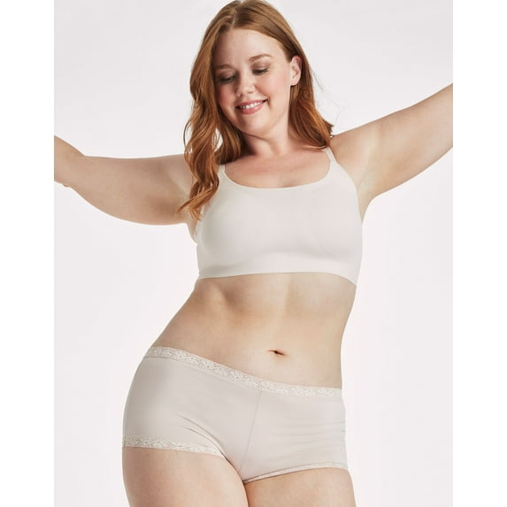 Maidenform Pullover Bra Pure Comfort Modern Lightweight Wireless Adjustable Straps DM7676