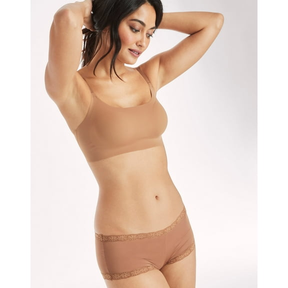 Maidenform Pullover Bra Pure Comfort Modern Lightweight Wireless Adjustable Straps DM7676