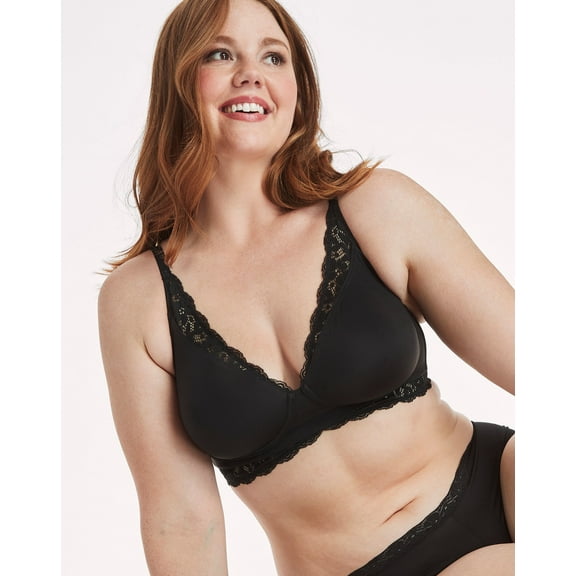 Maidenform Pure Comfort® Convertible Wireless Bralette Black 36D Women's