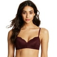 thumbnail image 1 of Maidenform Pure Comfort® Lace Push-Up Wireless Bra Rich Maroon L Women's, 1 of 2