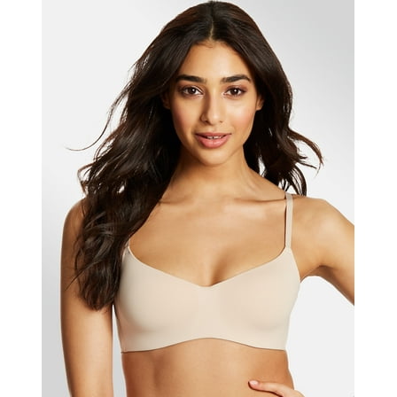 Maidenform Pure Comfort Modern Scoopneck Wireless Bra Paris Nude S Women's