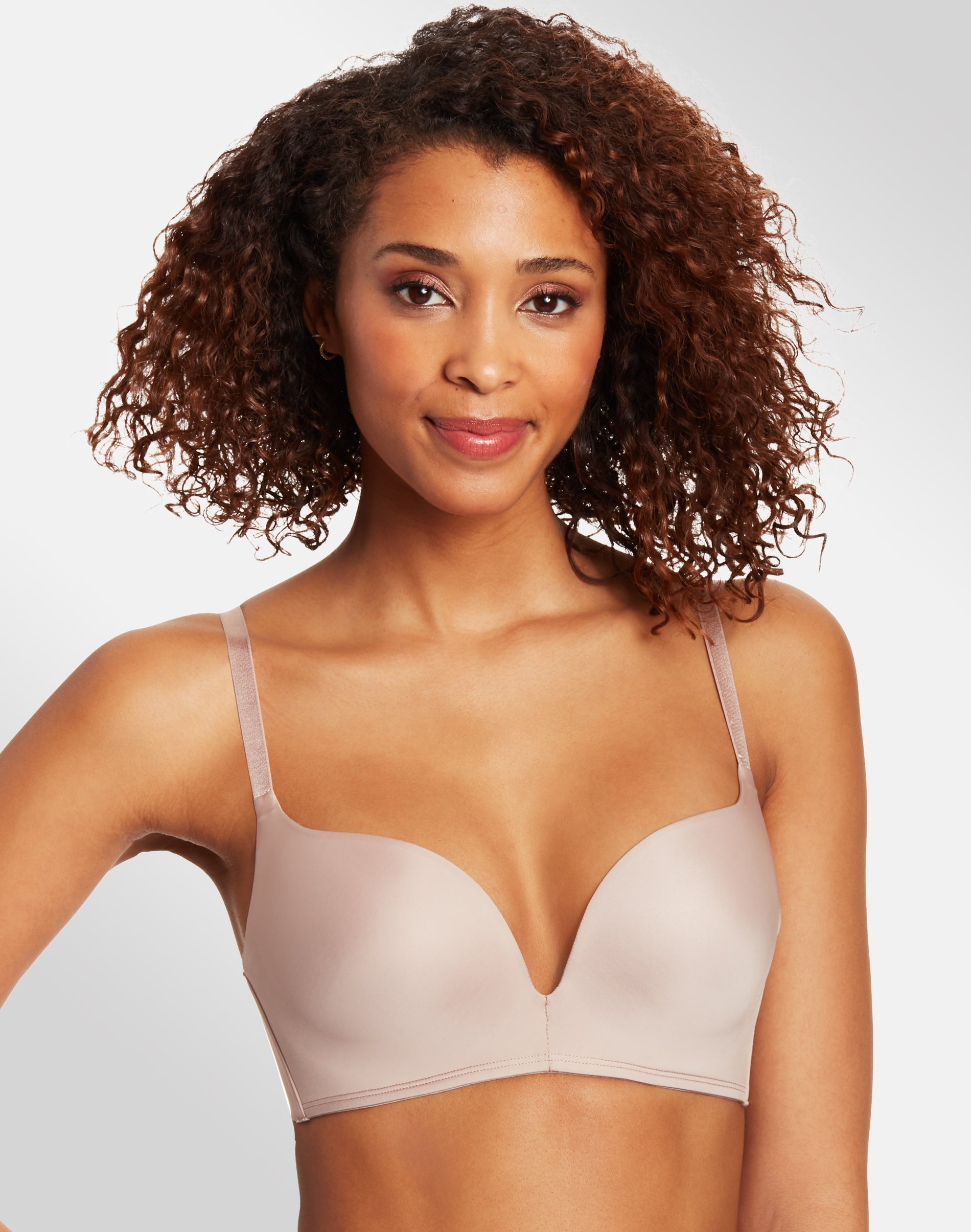 Maidenform Push-Up Wireless Bra Evening Blush 40B Women's 