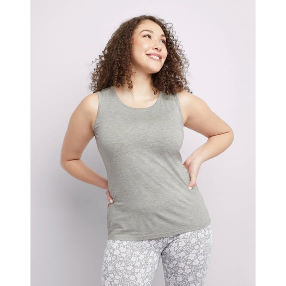 Maidenform Scoopneck Tank Top - Heather Gray - Women's Size Small