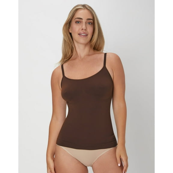 Maidenform Seamless Cami Shapewear Just Brown 2XL Women's