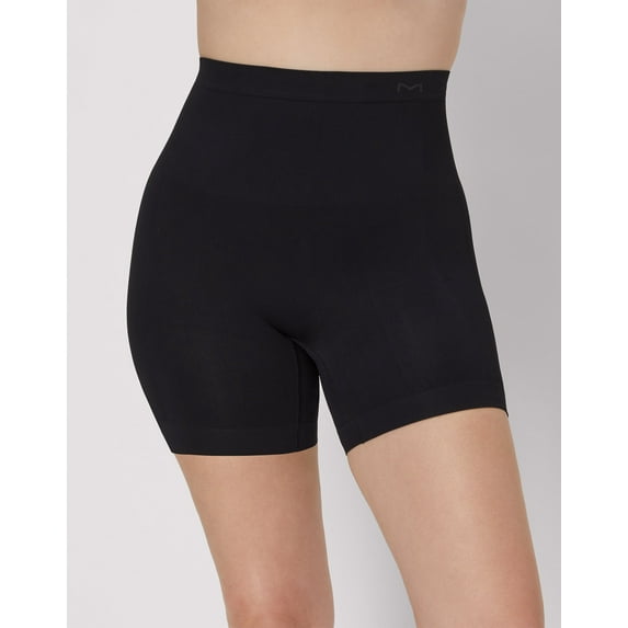 Maidenform Seamless Tummy Control Shapewear Thigh Slimmer Black L Women's
