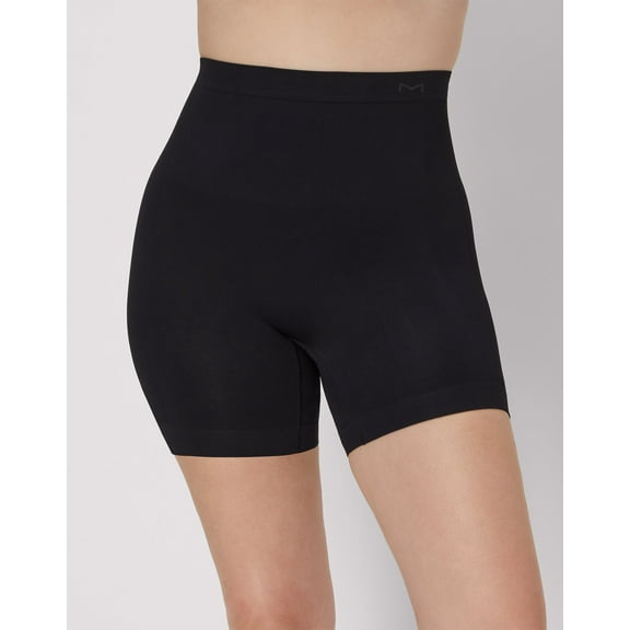 Maidenform Seamless Tummy Control Shapewear Thigh Slimmer Black M Women's